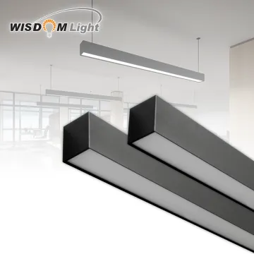 Direct & Indirect Gapless Linkable Office LED Linear Light