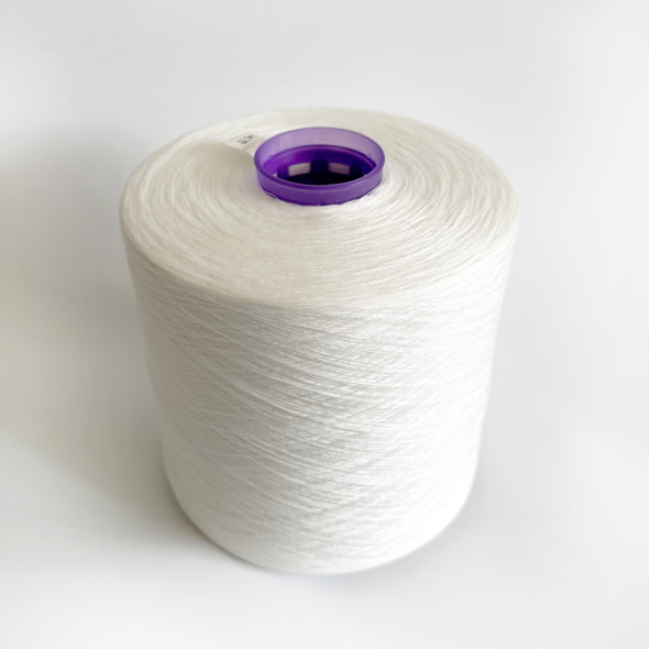Recycled Poly-poly used in Core Spun Thread