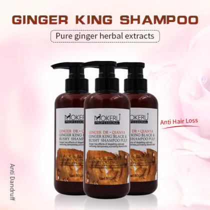 Ginger Hair Care Shampoo - MOKERU 500ml Oil Control Anti Dandruff Shampoo