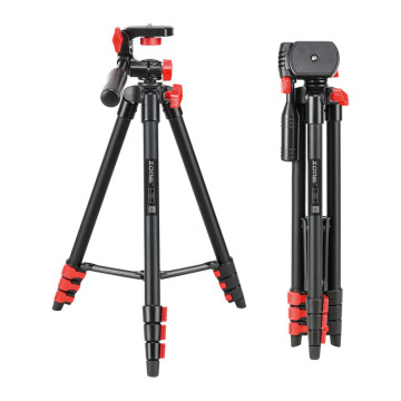 Zomei T70 Mobile Phone Tripod Stand with Dimmable LED Light for Selfie, Makeup, Live Stream, and YouTube