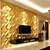 2015 hotel decoration emboosed wall art painting waterproof wallpaper