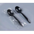 Plastic Disposable Tableware Spoon Knife Fork Cutlery Set Packing