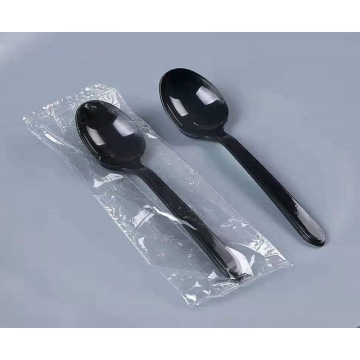 Plastic Disposable Tableware Spoon Knife Fork Cutlery Set Packing