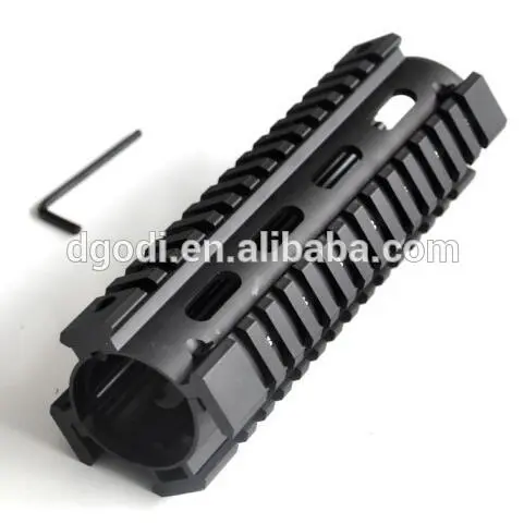 cnc machining aluminum picatinny quad