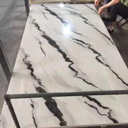 Waterproof PVC Artificial Marble UV Board for Interior Walls