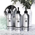 Lotion Shampoo pump aluminum bottle good quality 500ml