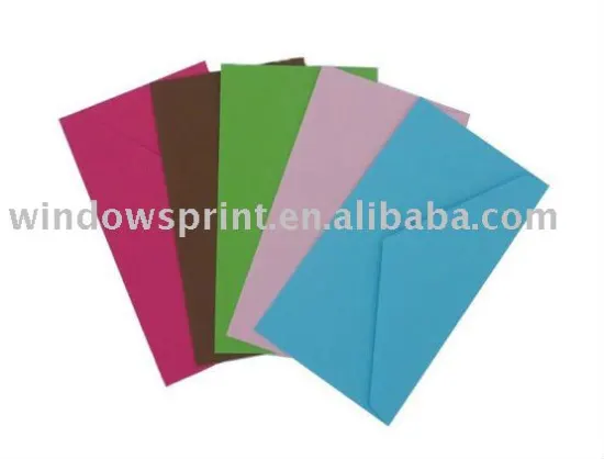 Custom Printed Colors gift envelope,Paper envelope
