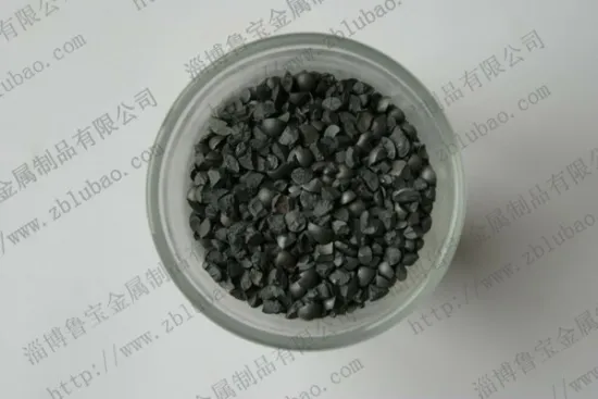 angular blasting bearing steel grit for rust cleaning and polishing