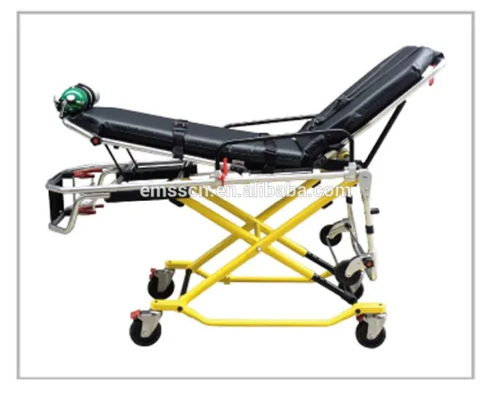 first aid aluminum folding stretcher for ambulance