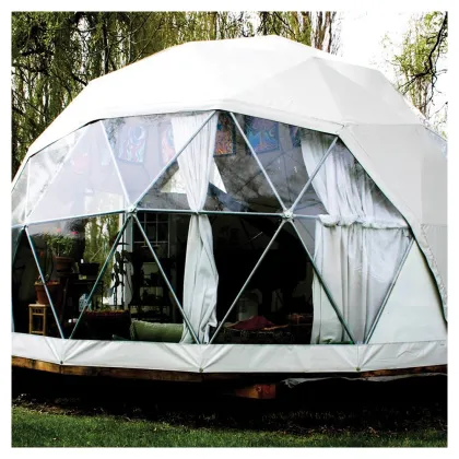 High Quality 7m Glamping Domes with Bathroom for Resorts and Hotels