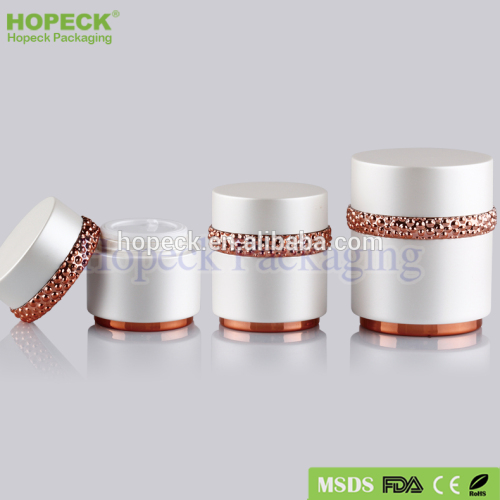 Round shape SAN /ABS cream jar 30g 50g