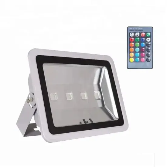 UV LED RGB Flood Light - 100W, 200W, 300W IP65 Waterproof Aluminum Outdoor Rechargeable Lighting