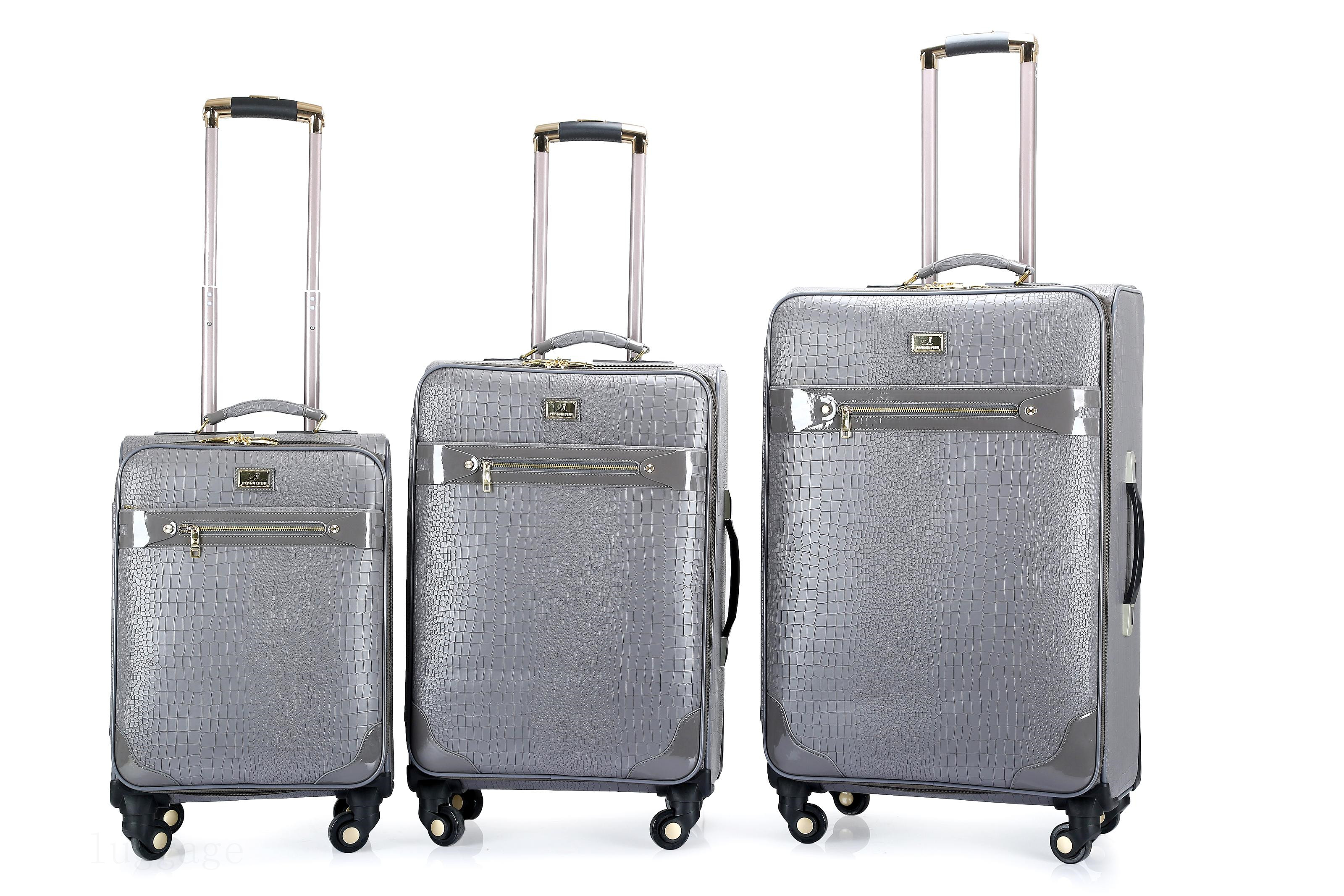 3138#PU luggage bags