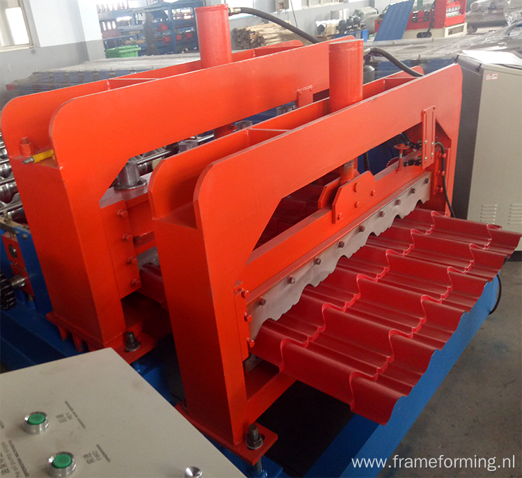 Metal glazed tile roofing sheet machine for Macedonia