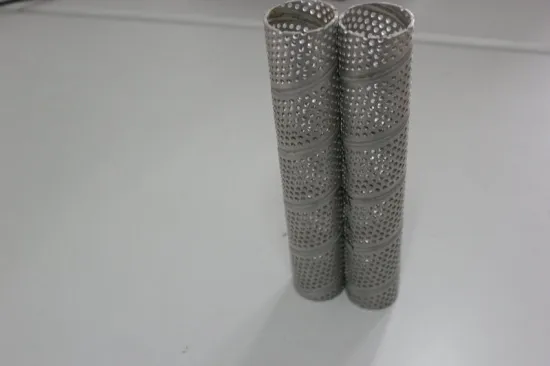 Punched Welded Perforated Metal Tube For Cage Ventilation