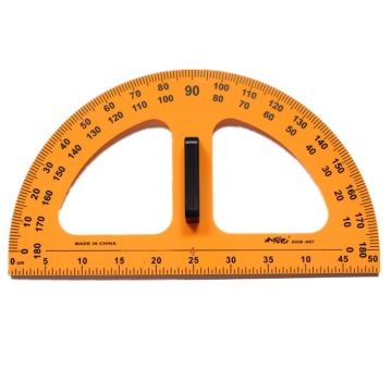 School teacher plastic ruler protractor