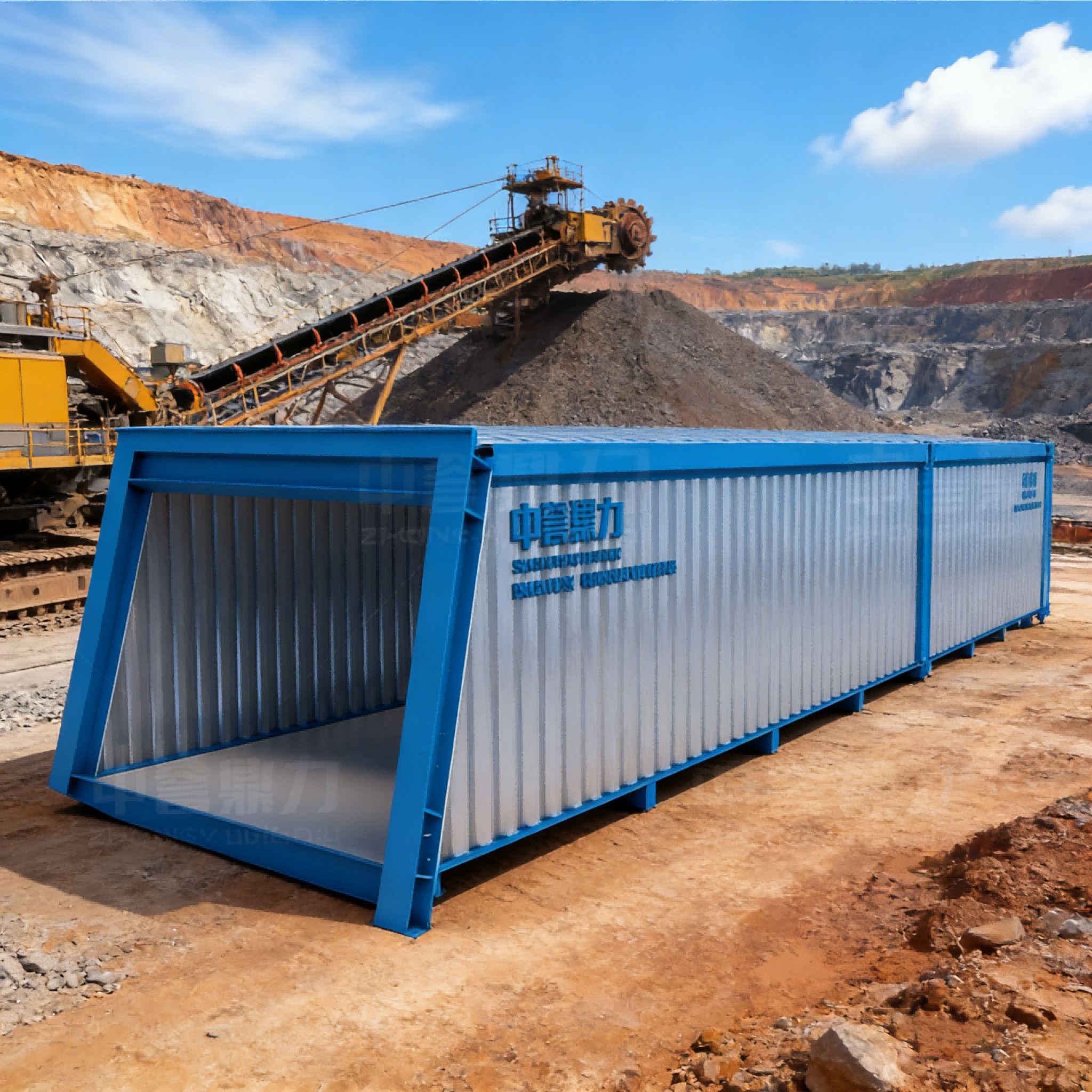 Corrugated Steel Assembled Corridor