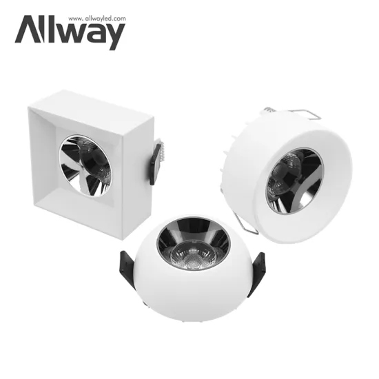 12 Watt LED Spotlight: Anti-glare Luminaire with Aluminum Housing for Indoor Home and Office Use