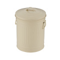 Wastebasket galvanizado de basura puede cubrir