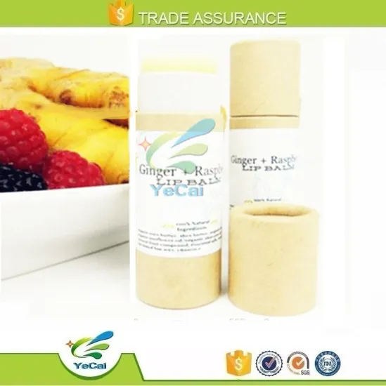 Eco-friendly handmade round luxury cosmetics tubes Paper Packaging free samples