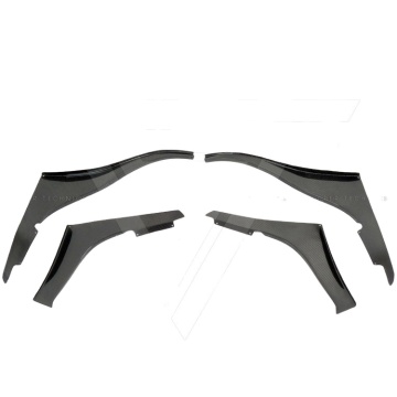 Tbo Style Carbon Fiber Front Bumper Canards 4 Pcs for Nissan R32 GTR 1989-1994