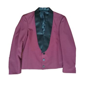Men's working suits blazer with satin
