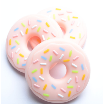 Wholesale Doughnut Baby Teethers Silicone Teething Toys