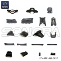 ZNEN ZN50QT-30A RIVA KIT DO CORPO (FAROL REDONDO) MATT PRETO CINZA WLBK014 19PCS (P / N: ST01012-0017) QUALIDADE SUPERIOR