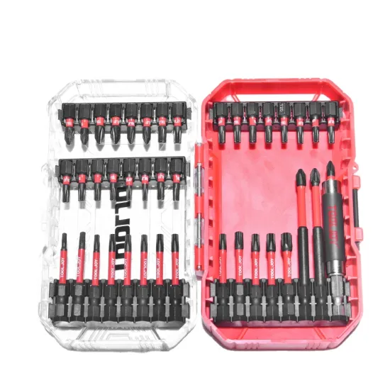 Tooljoy Basics 41-Piece Impact Screwdriver Bit Set: Phillips, Slotted & Torx Tools
