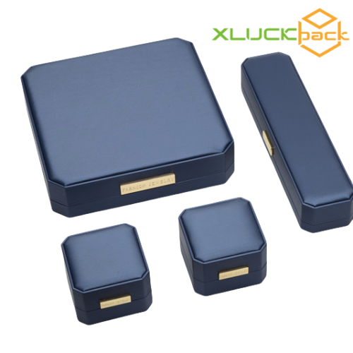 High-end Pu Leather Jewelry Box with logo