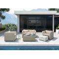 Outdoor Furniture And Wicker Sofa With Pe Rattan