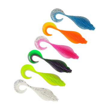 Letoyo Buatan Soft Lures 60mm 80mm 100mm - Ganda Warna Soft Bait Fishing Fish