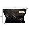 Tas kantong kosmetik polka dot