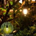 Jardin extérieur de lampe à lustre de l'énergie solaire