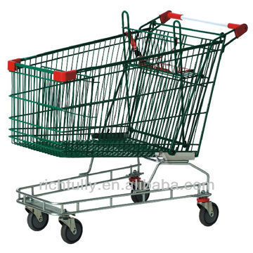 212L Australian Supermarket Shopping Trolley in powder coat FINISHED