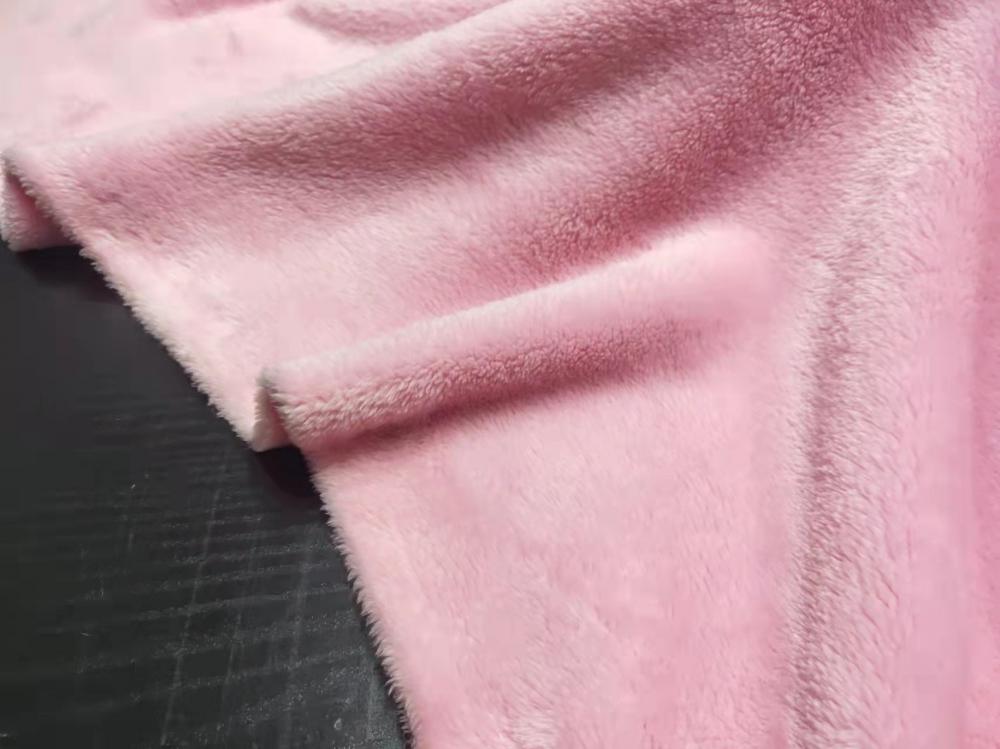 100 Polyester Double Side Flannel Knitting Fabric 5 Jpg