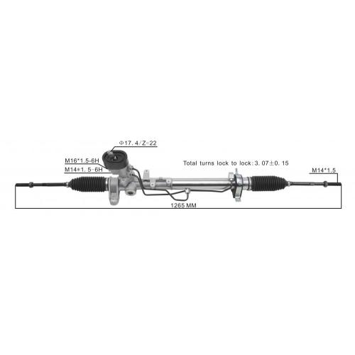 Hydraulic Steering System Hydraulic Power Steering Gear for VW Bora Manufactory