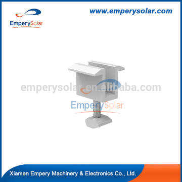 Manufacturer frameless solar panel clamp / mid aluminum clamp for solar power system home