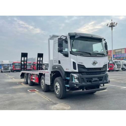 Flat Bed Transport Flatbed Carrier Loading Cargo Truck