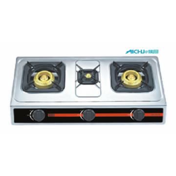 3 Burners Stainless Gas Stove