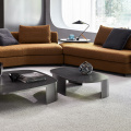 High quality rock plate metal coffee table