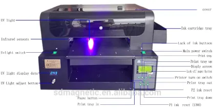 Digital UV Flatbed Printer A3 UV Printer Newest