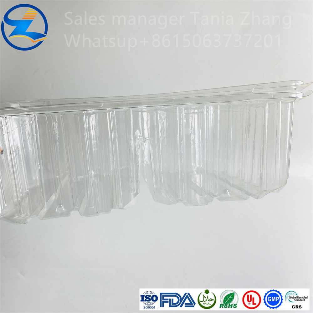 Thermoforming Transparent Customizable Food Grade Pet Packaging Box Jpg