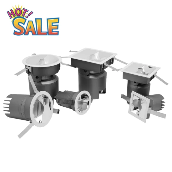 ALLWAY Trims: Customized Anti-Glare Frame, Surface-Mounted Aluminum Recessed Downlight Trimless COB LED Spotlight