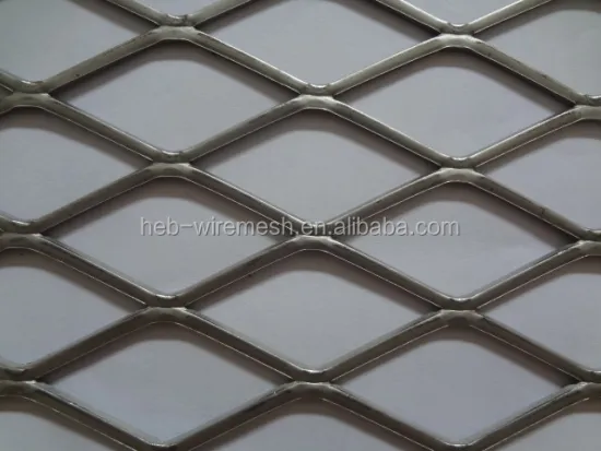 Perforated Diamond Holes Plate Expanded Metal Mesh