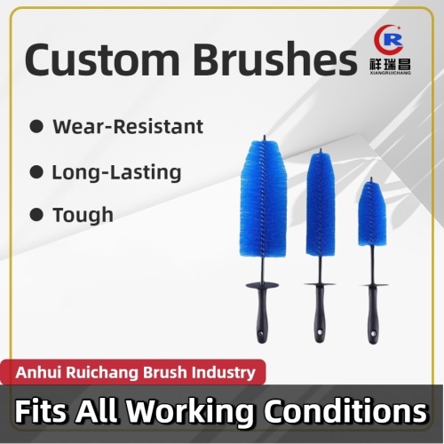 特殊形状ホイールハブクリーニングブラシ