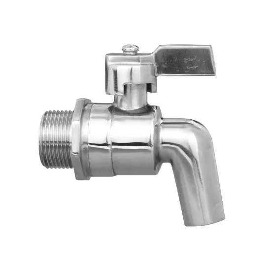 ball valve stainless steel ball drain tap surface polish