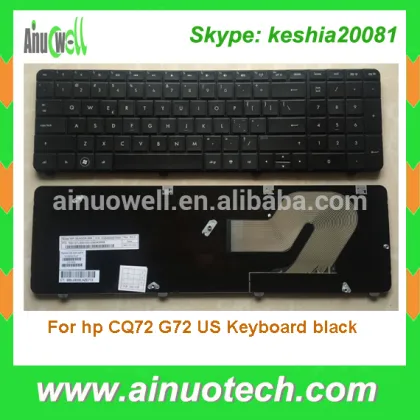 Backlight Laptop Keyboard For hp CQ72 G72 US laptop internal keyboard silver black UK SP FR IT AR RU GR GR