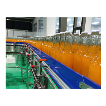ガラスボトルの詰め物と包装機
