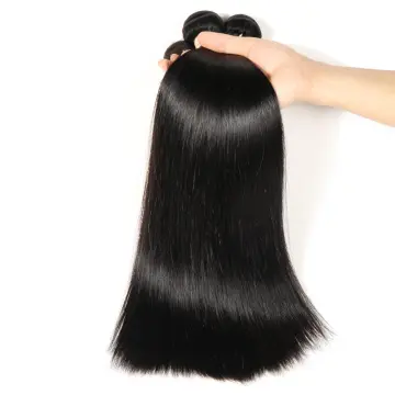 Ear To Ear Lace Frontal Closure With 3 Bundles Brazilian Straight Human hair Weaves With Closures Non Remy 4 Pcs/Lot
